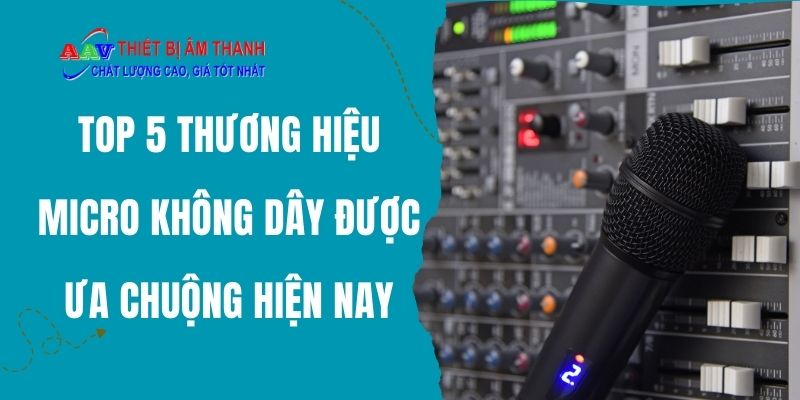 thương hiệu micro kh&ocirc;ng d&acirc;y được ưa chuộng